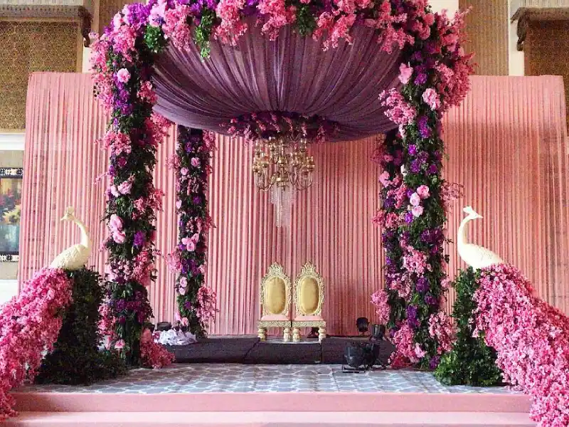 Mandap Flower Decoration in Kolkata by Hayat Flower Decoration
