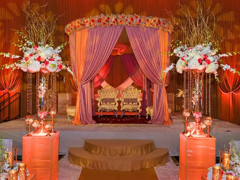 Reception Flower Decoration in Kolkata by Hayat Flower Decoration