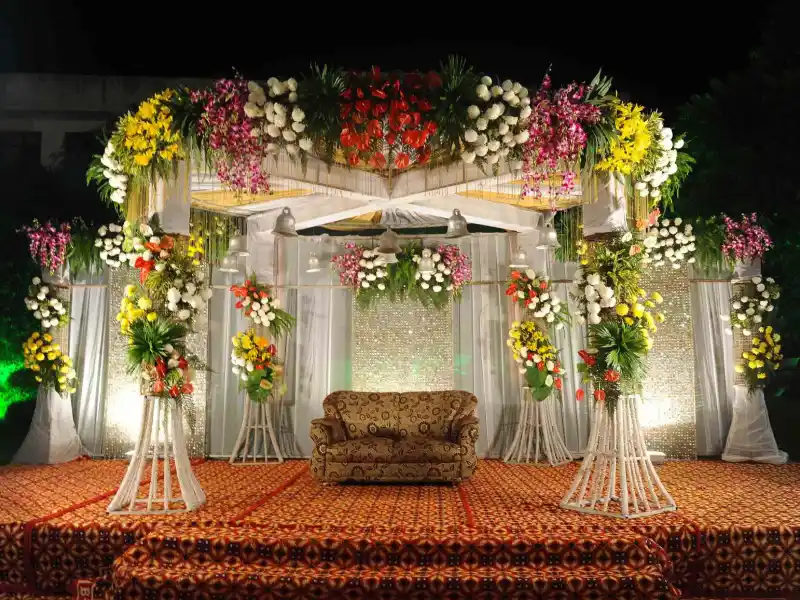 Wedding Flower Decoration in Kolkata by Hayat Flower Decoration