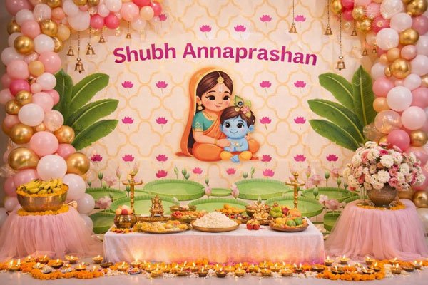 Annaprashan Ceremony in Bengali Culture — Traditions, Rituals and Decoration | Hayat Flower Decoration Kolkata
